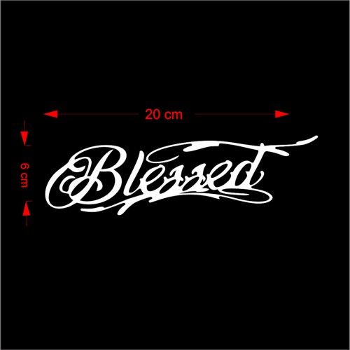 Adesivo Blessed