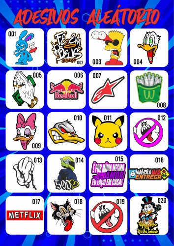 Adesivos Variados