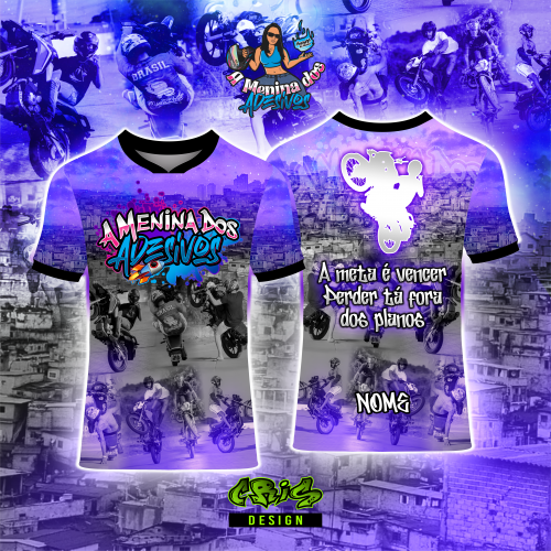 Camisa A menina dos adesivos Manga Curta