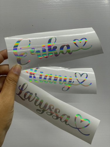 Adesivo Nome Garupa  (colocar nome e cor em observação)