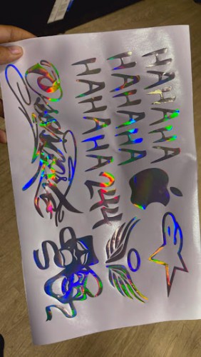 Cartela Holográfica